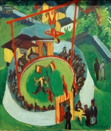 The travelling circus, 1920 by Ernst Ludwig Kirchner | Canvas Print