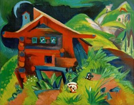 Red chalet, 1919 | Ernst Ludwig Kirchner