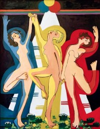 Colour Dance II, 1932 by Ernst Ludwig Kirchner | Canvas Print