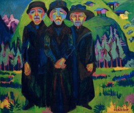 The Three Old Women, 1925 by Ernst Ludwig Kirchner | Canvas Print