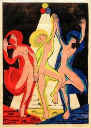 Colour Dance, 1933 by Ernst Ludwig Kirchner | Paper Art Print