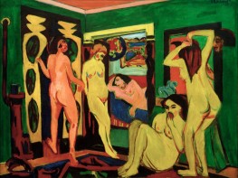 Bathers in the Room, 1920 | Ernst Ludwig Kirchner