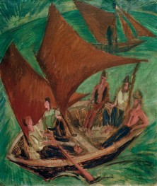 Fishing Boats, 1914 | Ernst Ludwig Kirchner
