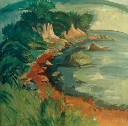 Coast on Fehmarn, 1913 by Ernst Ludwig Kirchner | Canvas Print