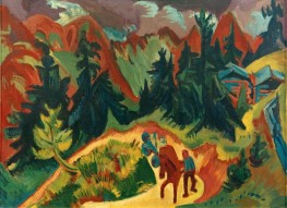 Mountain landscape, 1921 | Ernst Ludwig Kirchner