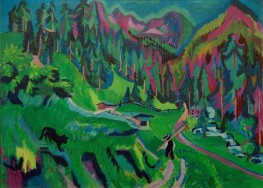 Landscape, Sertigtal, 1924 | Ernst Ludwig Kirchner