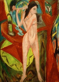 Sich kaemmender Nude, 1913 | Ernst Ludwig Kirchner