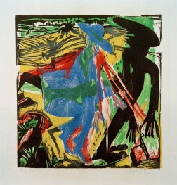 Schlemihl is meeting the shadow, 1915 by Ernst Ludwig Kirchner | Paper Art Print