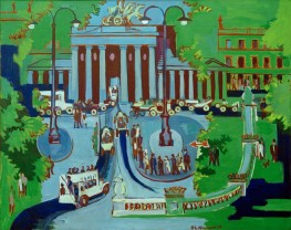 Brandenburg Gate, Berlin, 1926 by Ernst Ludwig Kirchner | Canvas Print