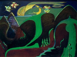 Nocturnal Fantasy Landscape, 1930 | Ernst Ludwig Kirchner