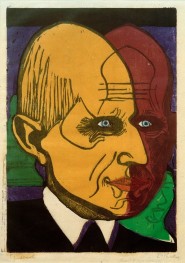 Head Dr. Frédéric Peasant, 1933 by Ernst Ludwig Kirchner | Paper Art Print
