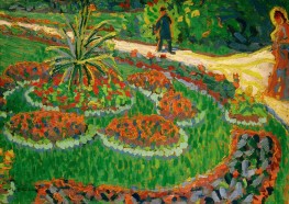 In the park, 1906 by Ernst Ludwig Kirchner | Canvas Print