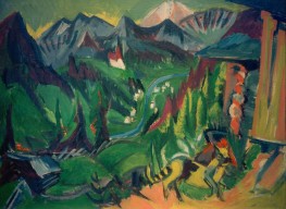 View into the valley, 1919 | Ernst Ludwig Kirchner