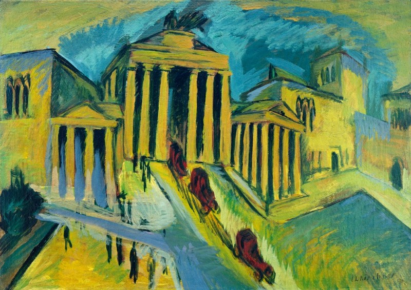 Brandenburger Tor, Berlin, 1915 | Ernst Ludwig Kirchner | Giclée Leinwand-Kunstdruck