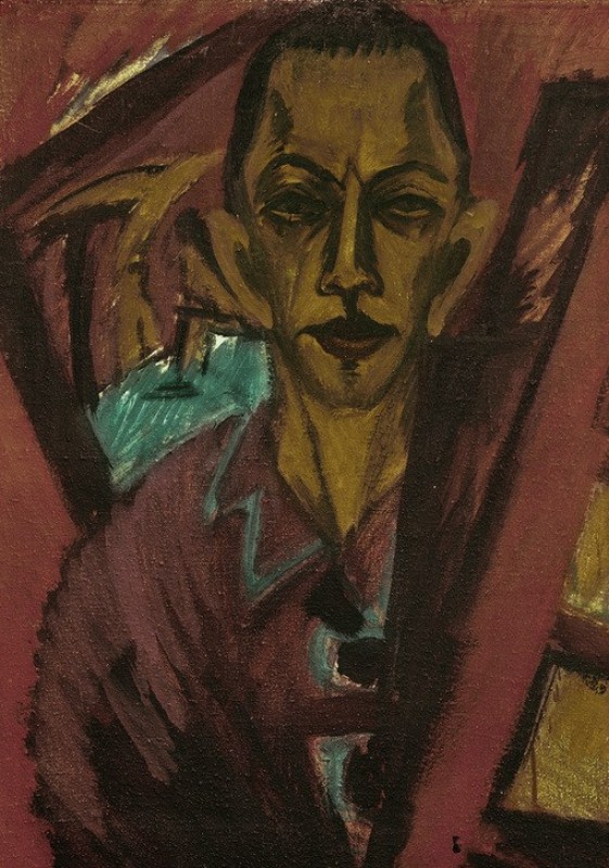Self-Portrait, 1914 | Ernst Ludwig Kirchner | Giclée Canvas Print