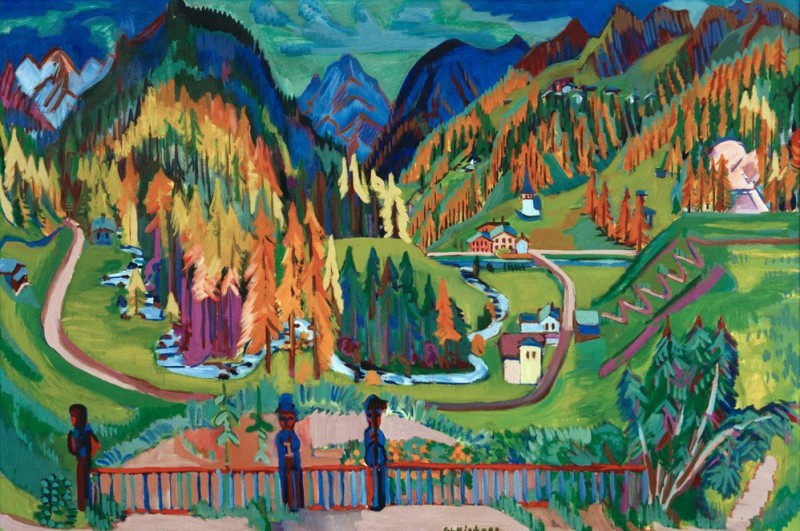 Serig Valley in Autumn, 1925 | Ernst Ludwig Kirchner | Giclée Canvas Print