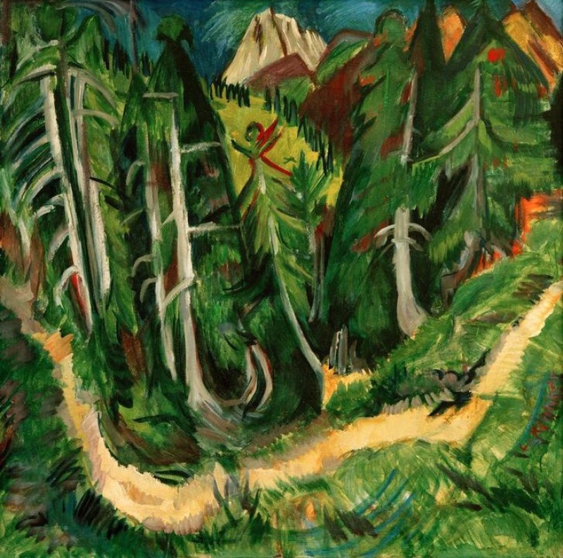 Stafel Ravine, 1918 | Ernst Ludwig Kirchner | Giclée Canvas Print