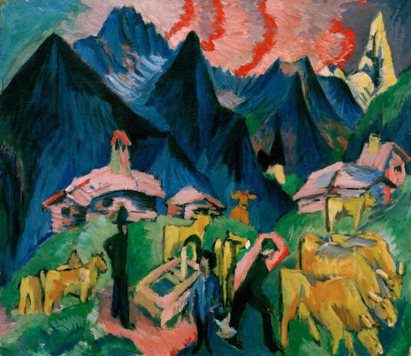 Life in the Alps, 1918 | Ernst Ludwig Kirchner | Giclée Canvas Print