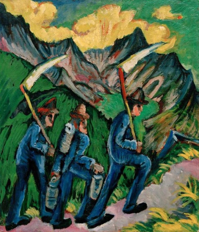 Alpine Life, 1920 | Ernst Ludwig Kirchner | Giclée Canvas Print