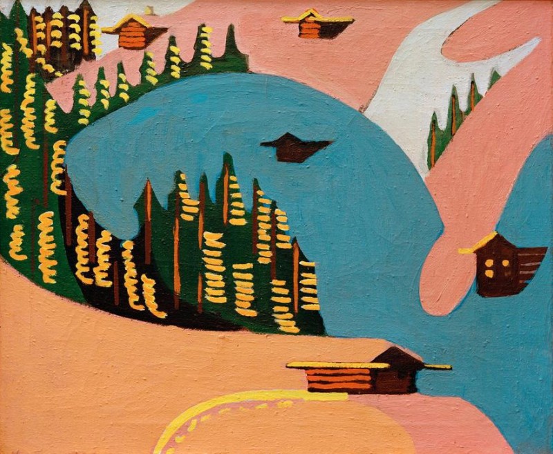 Junkerboden, 1938 | Ernst Ludwig Kirchner | Giclée Canvas Print