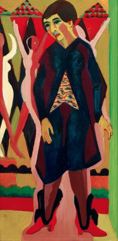 Portrait of Anna Müller, 1926 | Ernst Ludwig Kirchner | Giclée Canvas Print