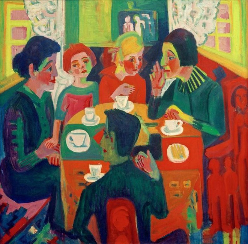 Coffee Table, 1923 | Ernst Ludwig Kirchner | Giclée Canvas Print