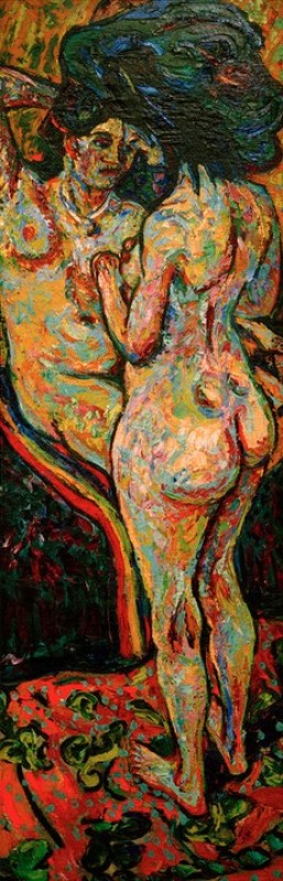 Two Nudes, 1907 | Ernst Ludwig Kirchner | Giclée Canvas Print
