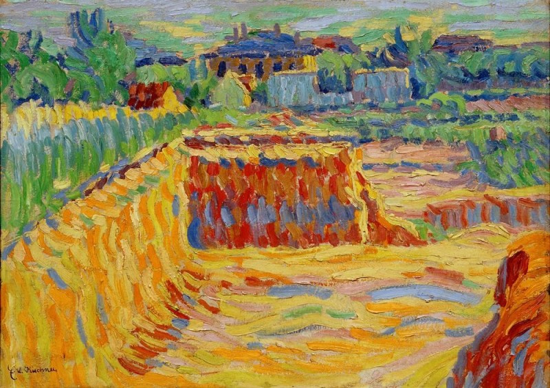 The Clay Pit, 1906 | Ernst Ludwig Kirchner | Giclée Canvas Print