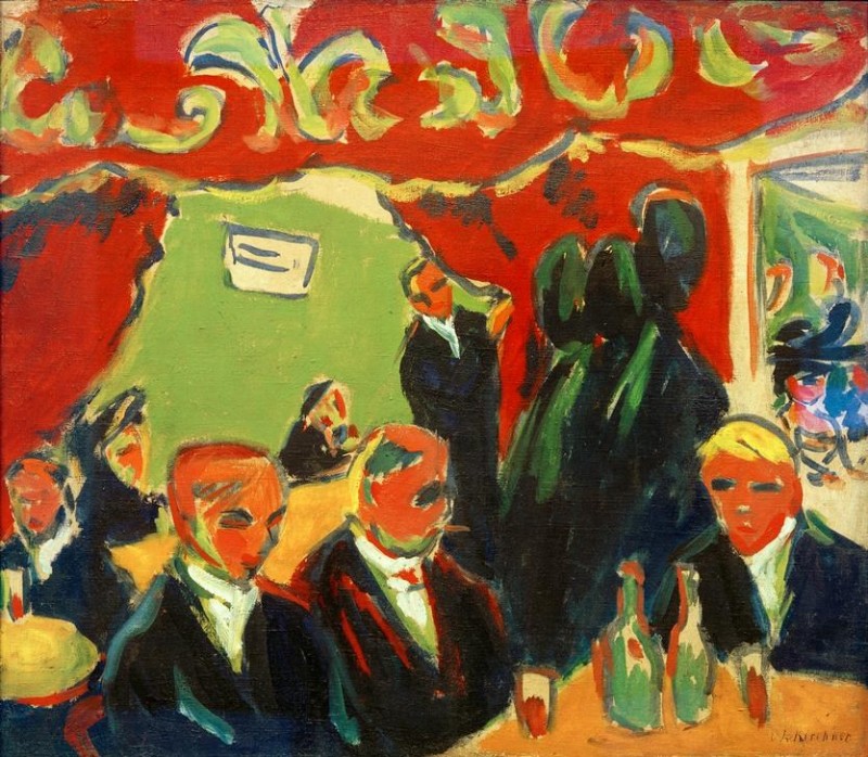 Wine Bar, 1909 | Ernst Ludwig Kirchner | Giclée Canvas Print