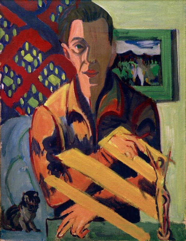 Self-Portrait, 1931 | Ernst Ludwig Kirchner | Giclée Canvas Print