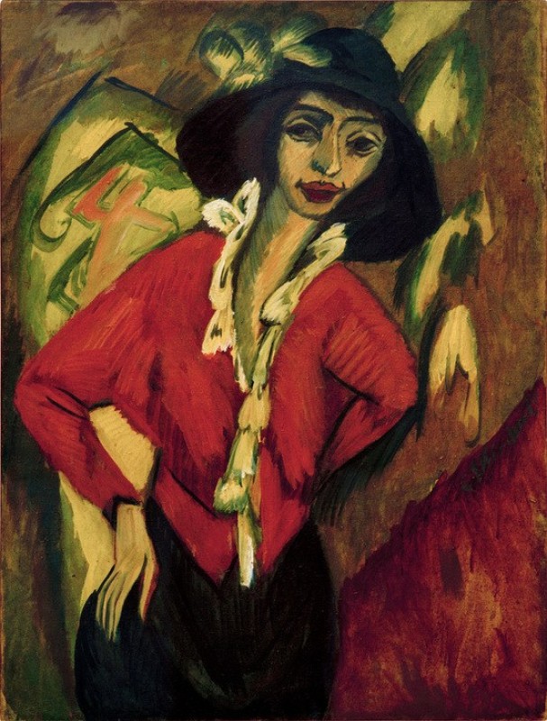 Woman's Head, Gerda, 1914 | Ernst Ludwig Kirchner | Giclée Canvas Print