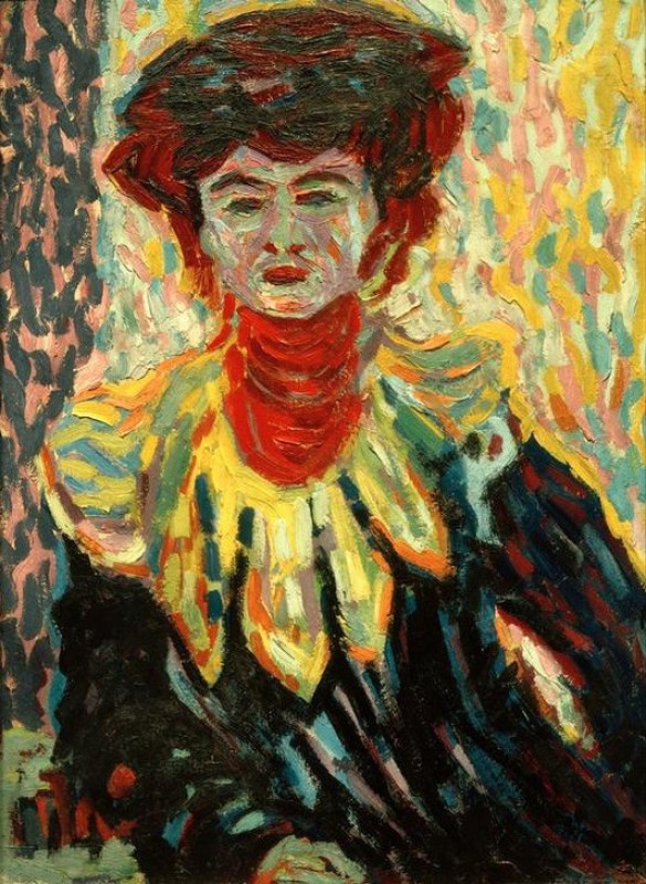 Doris with Halskrause, 1906 | Ernst Ludwig Kirchner | Giclée Canvas Print