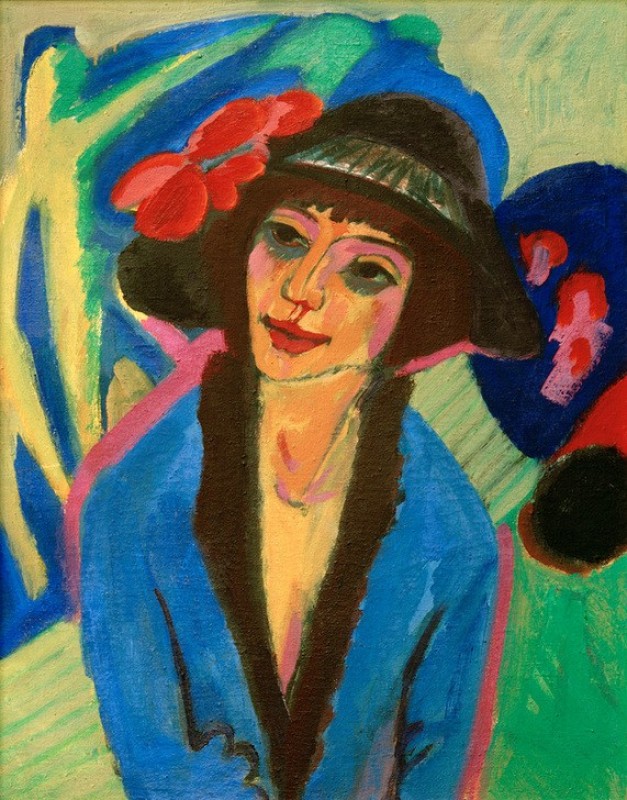 Portrait of Gerda, 1914 | Ernst Ludwig Kirchner | Giclée Canvas Print