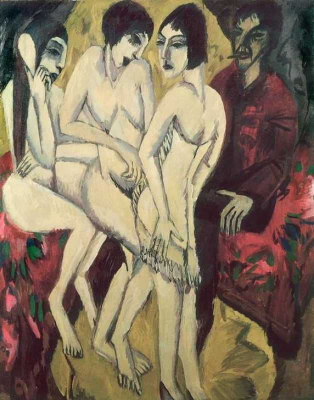 Judgement of Paris, 1912 | Ernst Ludwig Kirchner | Giclée Canvas Print