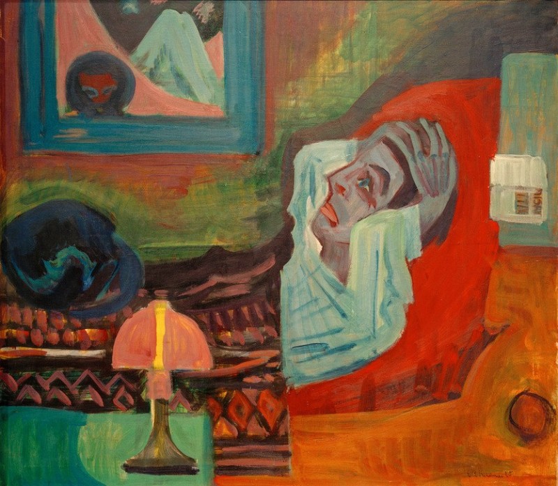 Sick Man in the Night (The Sick Man), 1920 | Ernst Ludwig Kirchner | Giclée Canvas Print