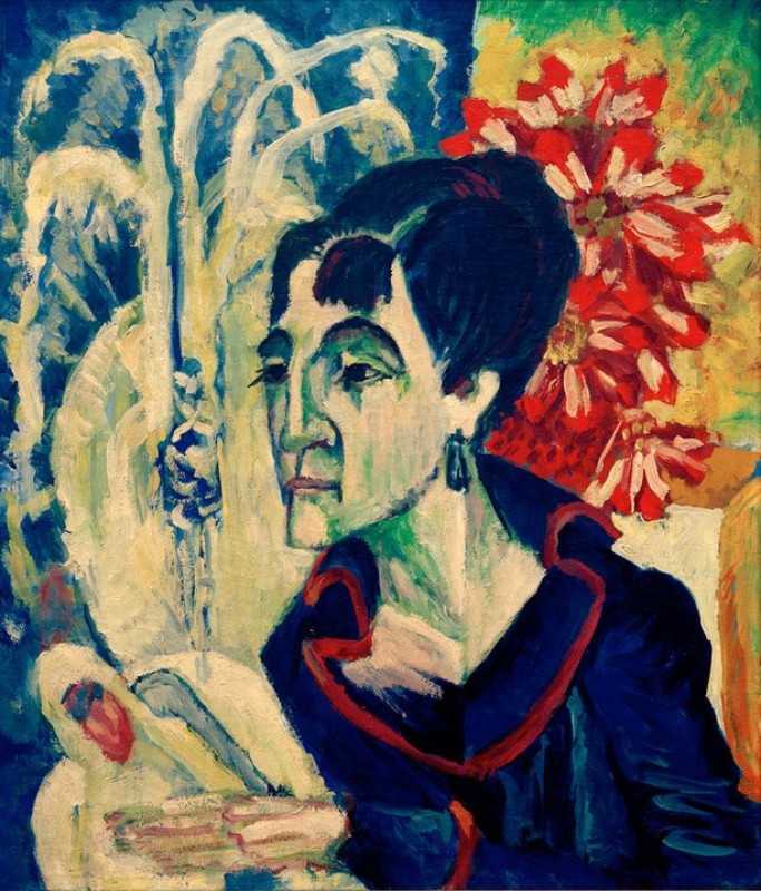 Head, Erna, 1916 | Ernst Ludwig Kirchner | Giclée Canvas Print
