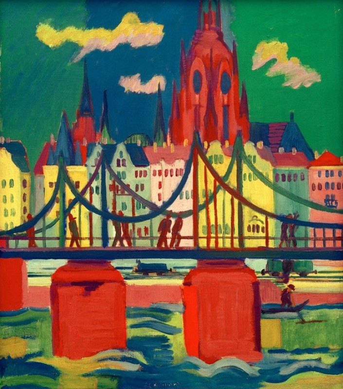 Frankfurt Cathedral, 1926 | Ernst Ludwig Kirchner | Giclée Canvas Print