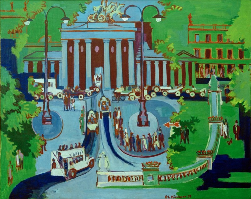 Brandenburg Gate, Berlin, 1926 | Ernst Ludwig Kirchner | Giclée Canvas Print