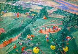 Kuzma Petrov-Vodkin | Midday, 1917 | Giclée Canvas Print