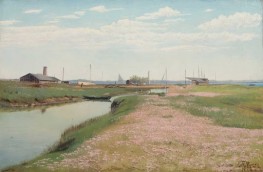 The River and the Harbour at Frederiksværk, 1900 | Laurits Andersen Ring