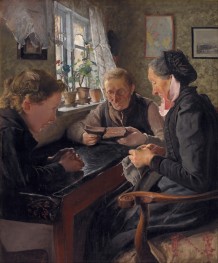 The Grandparents' Sunday, 1898 | Laurits Andersen Ring