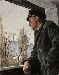 At the Window, 1925 by Laurits Andersen Ring | Canvas Print