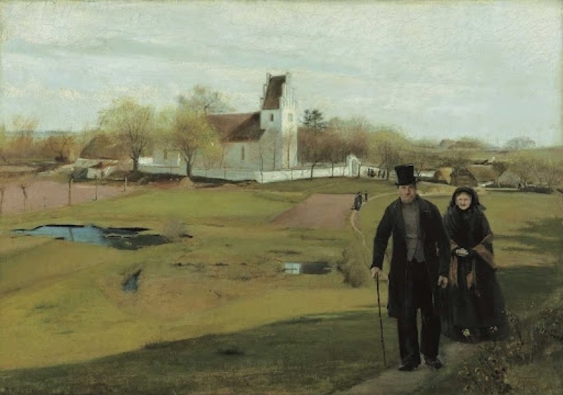 Mogenstrup Church, 1888/1889 | Laurits Andersen Ring | Giclée Canvas Print