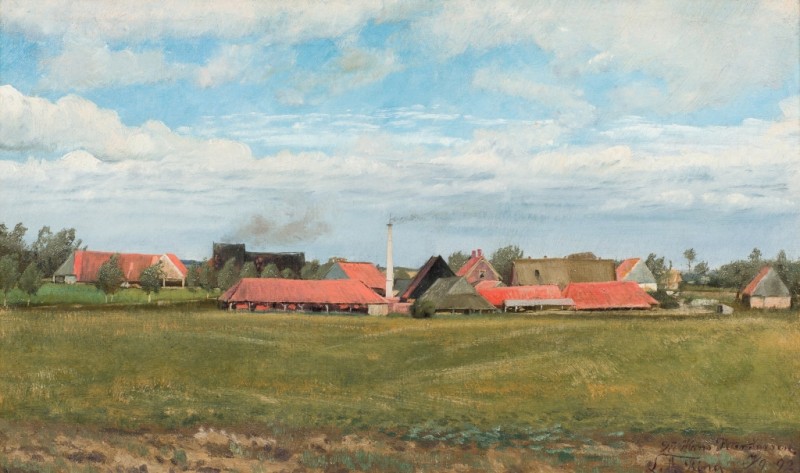 The Ladby Tilery, 1892 | Laurits Andersen Ring | Giclée Canvas Print