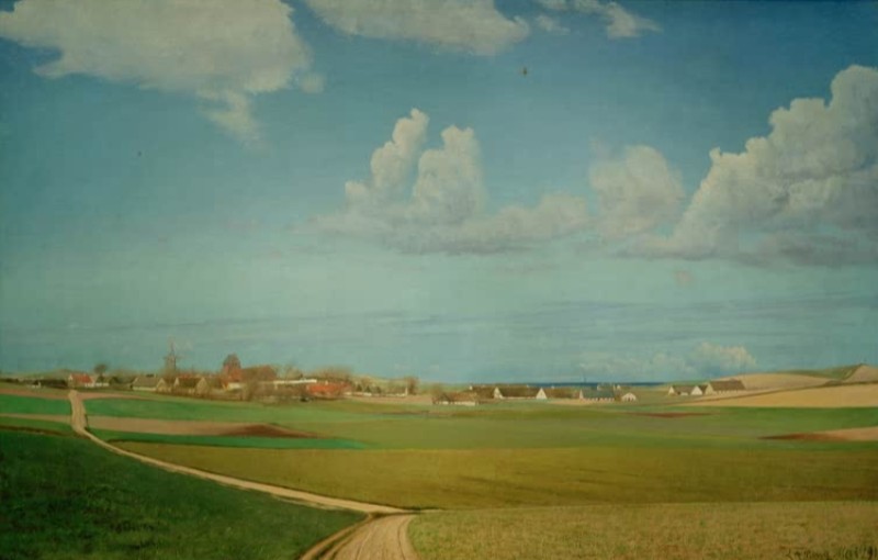 Early Spring. View of Melby, 1901 | Laurits Andersen Ring | Giclée Canvas Print