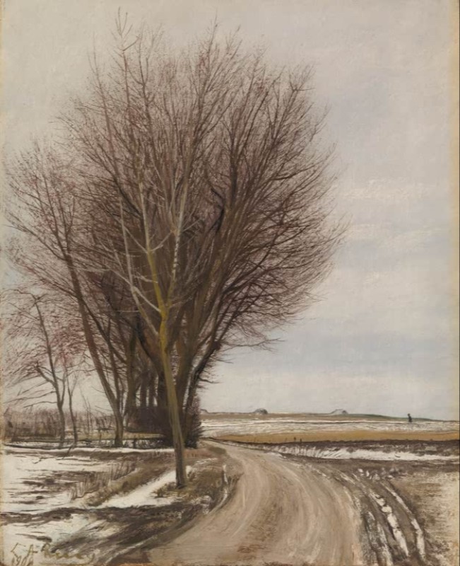 Winter Landscape, Baldersbrønde, 1908 | Laurits Andersen Ring | Giclée Canvas Print