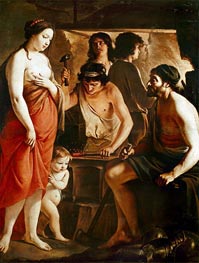 Venus in Vulcan's Forge, 1641 by Le Nain Brothers | Canvas Print