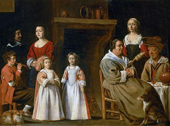 Portraits in an Interior, 1647 | Le Nain Brothers
