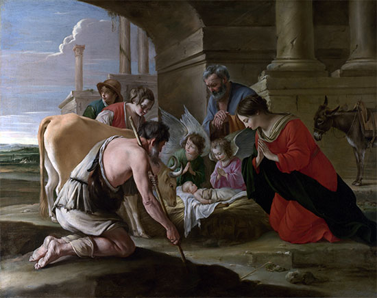The Adoration of the Shepherds, c.1640 | Le Nain Brothers
