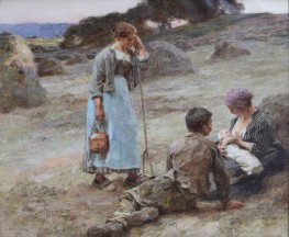 Die Stunde des Babys, 1893 | Leon-Augustin Lhermitte